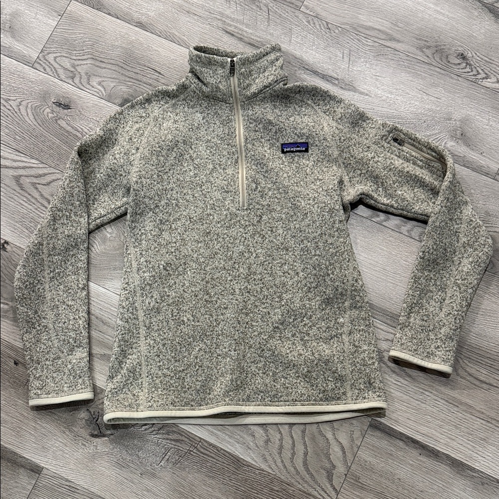 Patagonia Women's Better Sweater 1/4-Zip Fleece Pullover Size Medium‎
